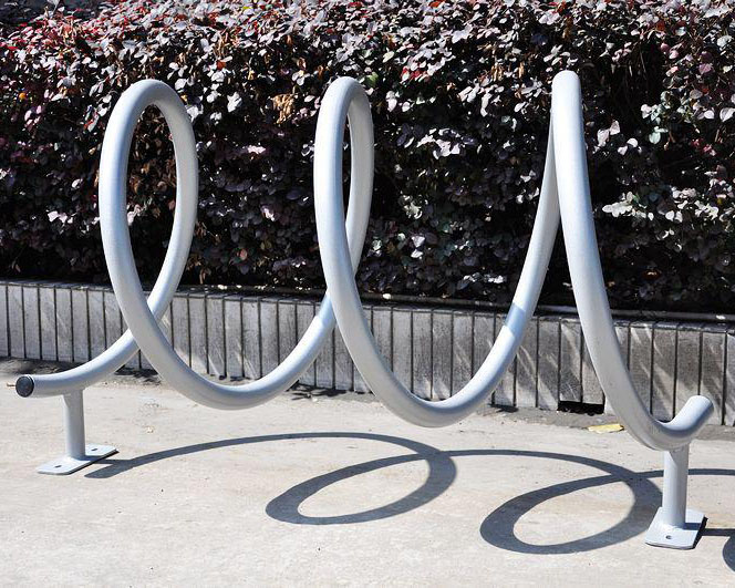 Hochwertige Outdoor Long Helix Spiral Max Fahrradständer