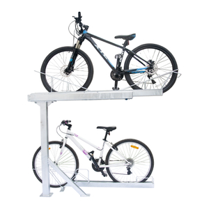 Outdoor Fahrradboden Doppeldecker Fahrradständer Parkständer Lagerung