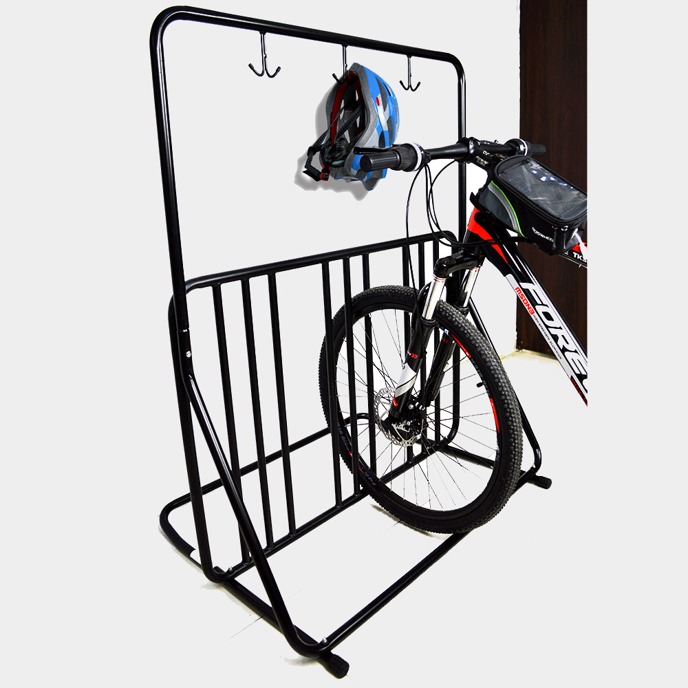 Metallboden Mehrere Mountainbike-Präsentationsständer für den Außenbereich Straße