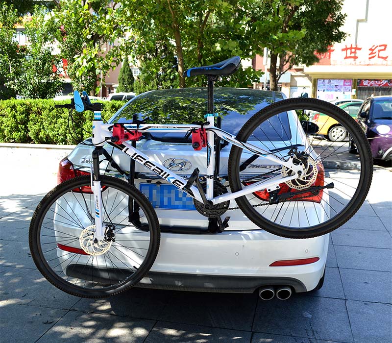 Heckmontierter Fließheck-Fahrradträger aus Stahl für Auto-Fahrradträger für 4
