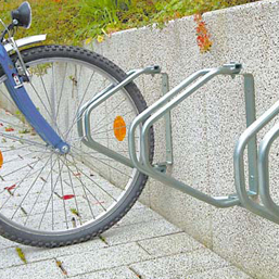 Verstellbarer Stahl-Hängeträger Doppel-Fahrradhaken-Wandhalterung