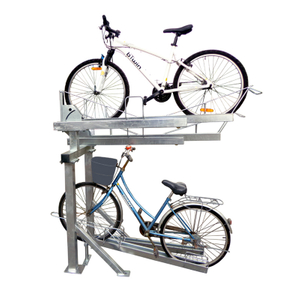 Easy Metal Bicycle Technology Double Deck Parkständer Outdoor