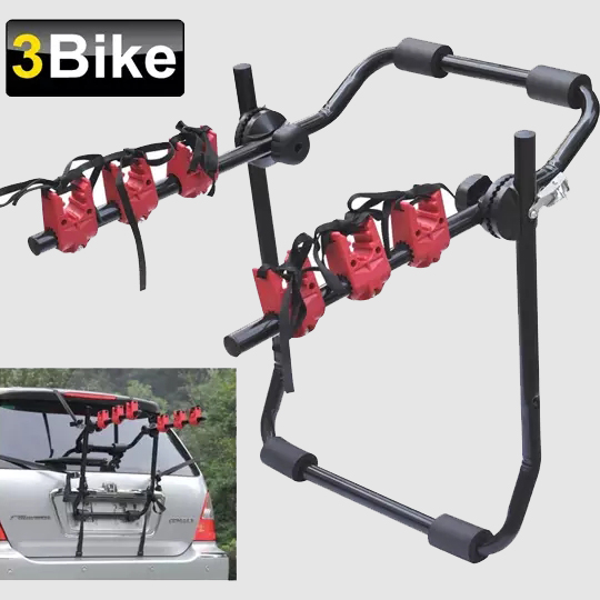 Fahrradhalterung für 3 Fahrradträger im Auto für Fahrzeuge