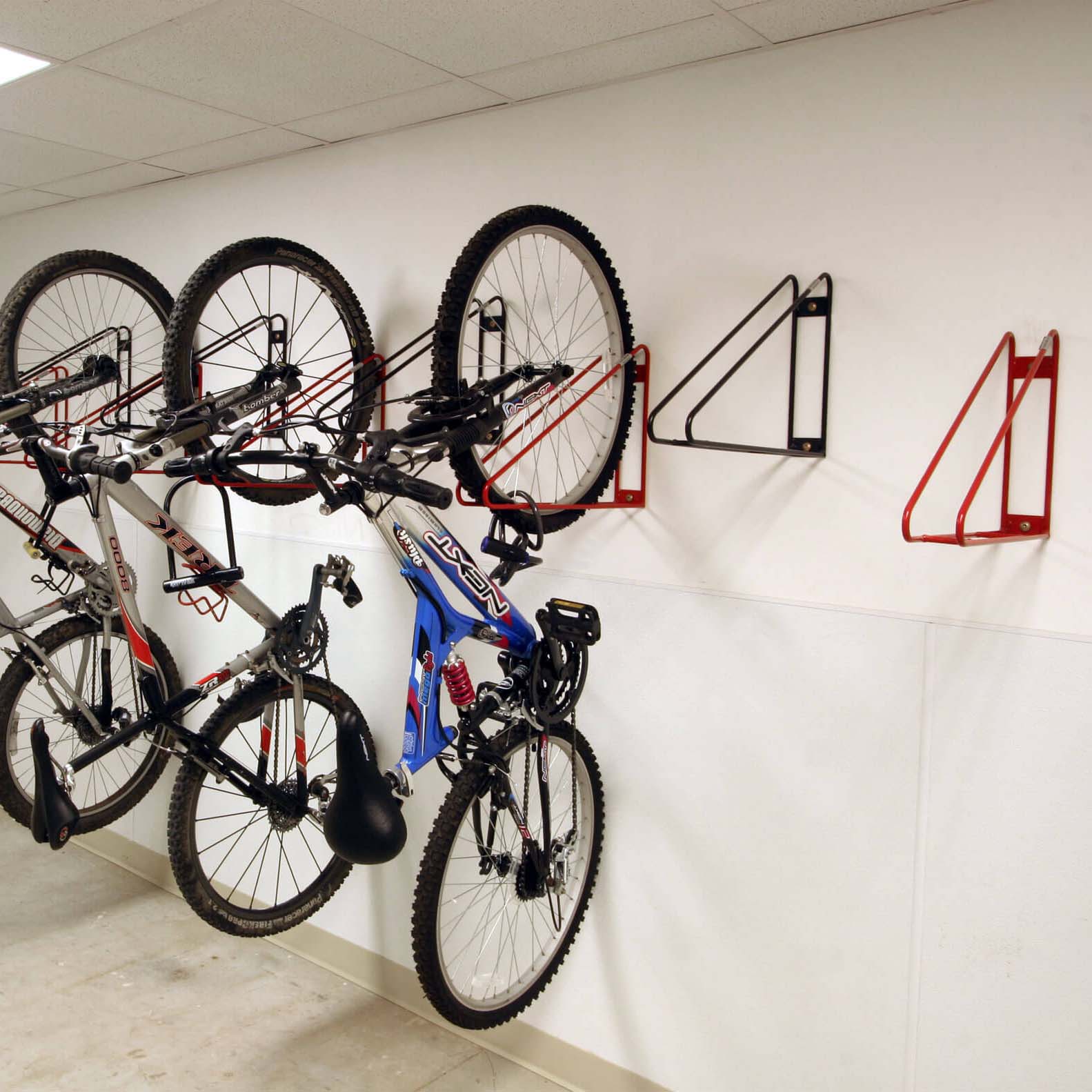 Triangle Schwarzer pulverbeschichteter Einzelwand-Fahrradträger