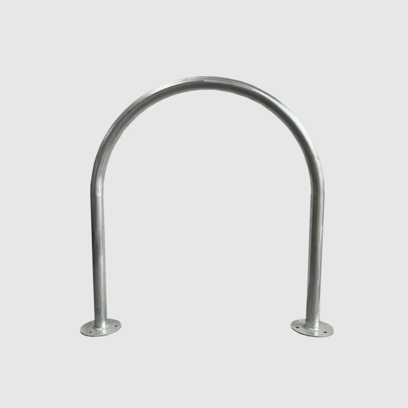 Industrieller Stand Up U-Form Single Hoop Fahrradständer aus Stahl