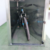 Edelstahl-Fahrradschließfach mit mehreren Kapazitäten zur Aufbewahrung und Abholung